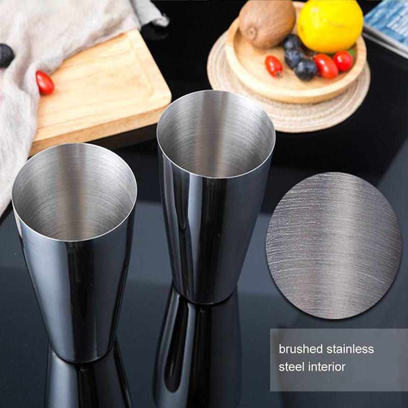 UPORS Boston Shaker Professional Stainless Steel Bartender Wine Cup Cocktail Mixer Martini Cocktail Shaker Bar Set