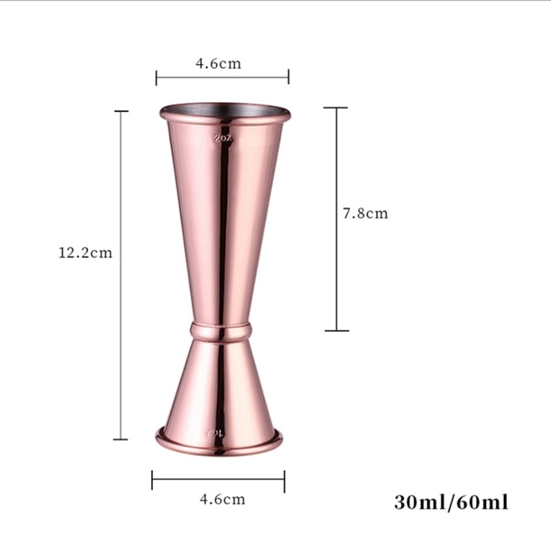 1pc Stainless Steel Cocktail Scale Cup Double Head Measuring Cup Bartending Measuring Cup for Bar Jigger