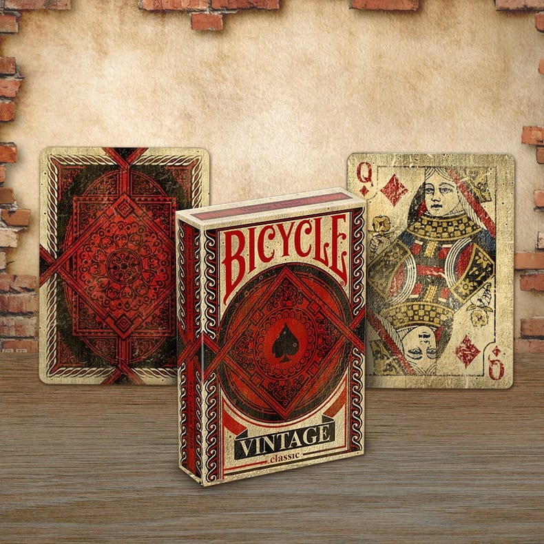 Bicycle Vintage Classic Playing Cards--Distressed Look