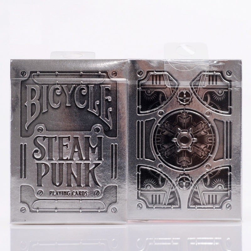 Bicycle Playing Cards--Silver Steam Punk