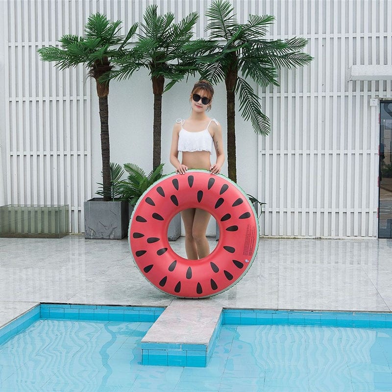 Watermelon Inflatable Pool Ring