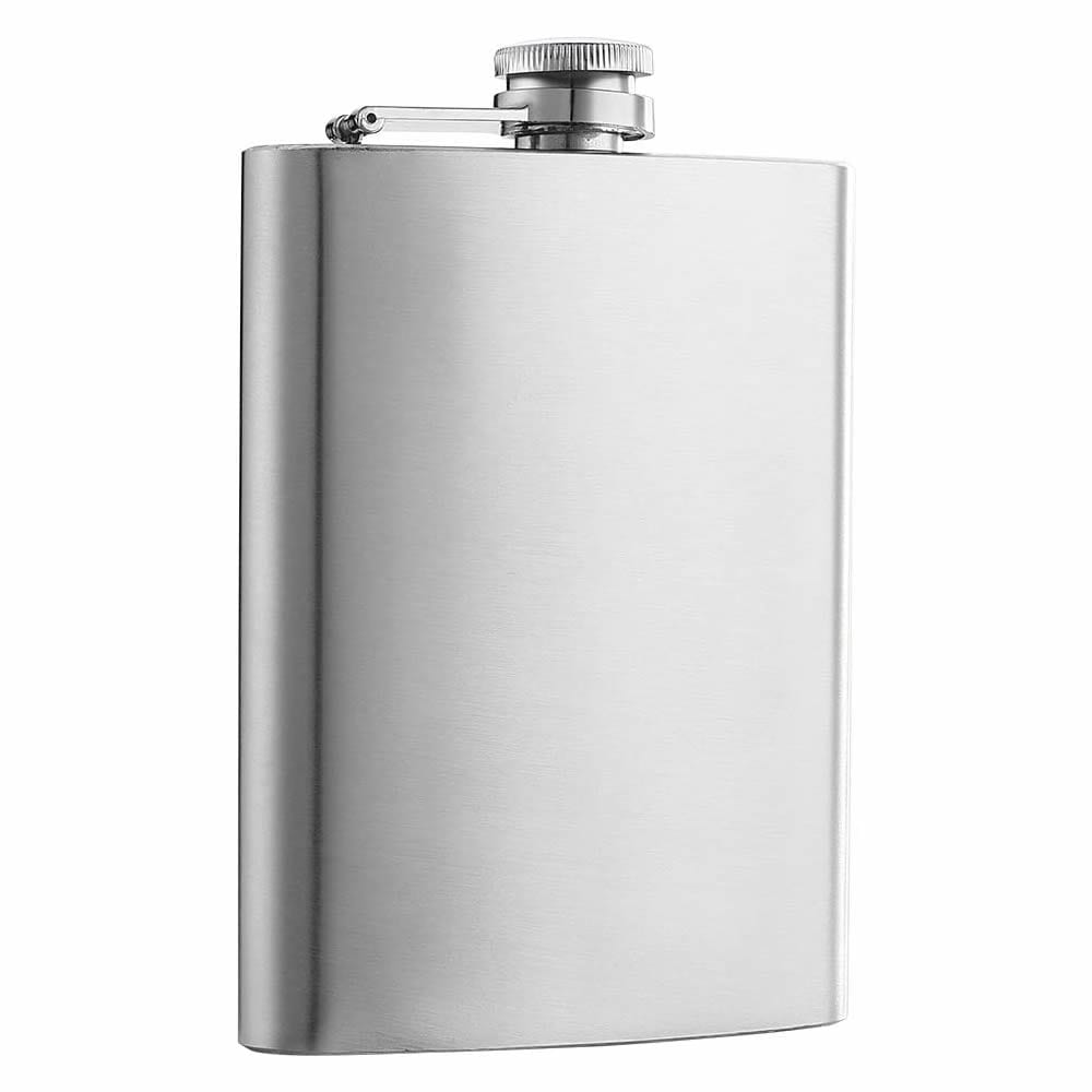 CLSC Classic 8oz Stainless Steel Buzzed Drinking Party Hip Pocket Flask Flagon 